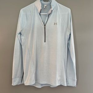 Under Armour Quarter Zip Blue Size Large